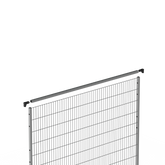 Troax UR/ST20 Cut profile, grey RAL 9005, (L) 962mm